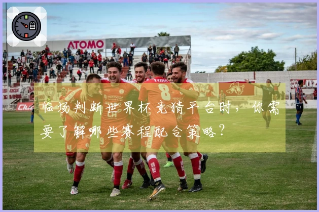 临场判断世界杯竞猜平台时，你需要了解哪些赛程配合策略？